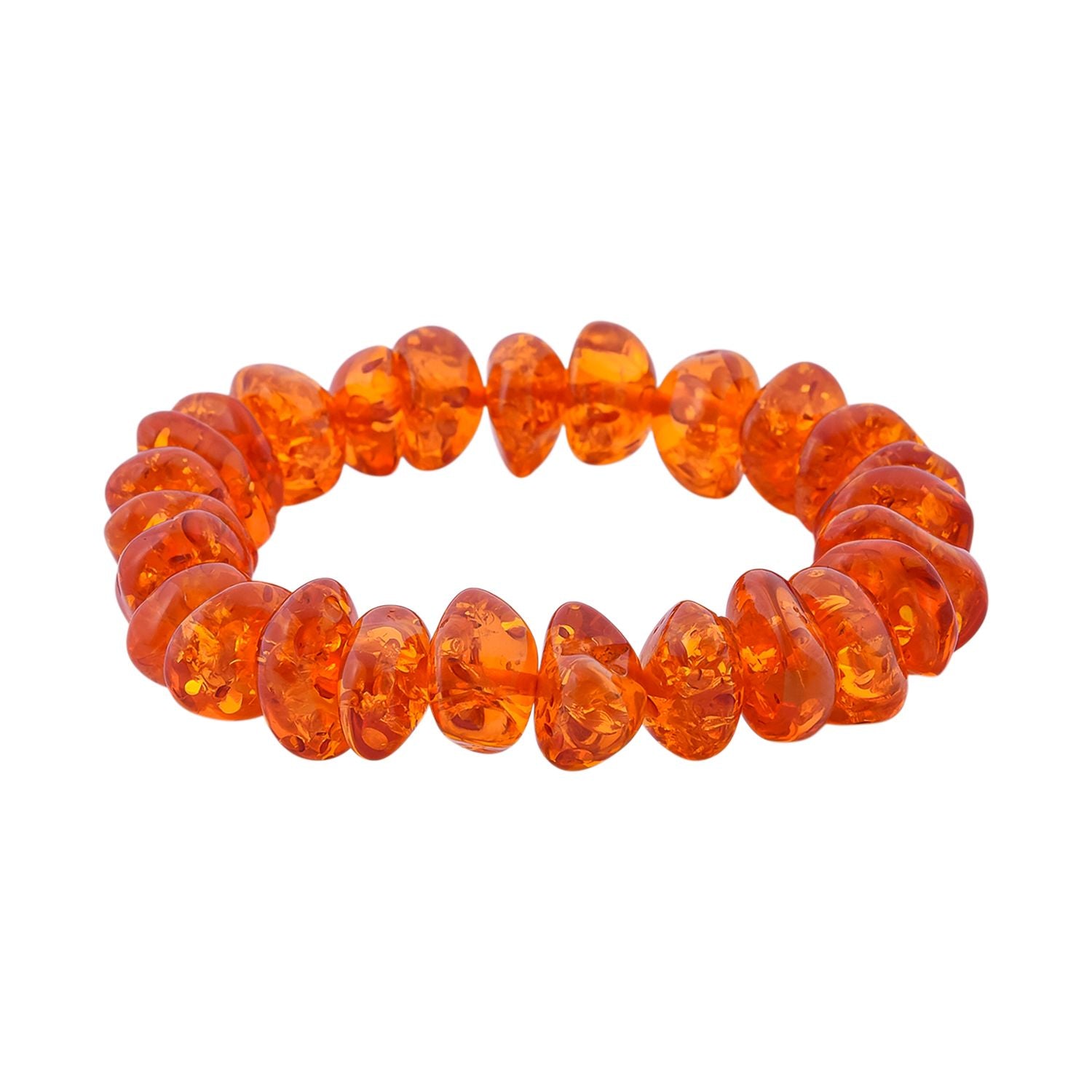 Synthetischer Bernstein Armband 19 cm