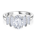 LUXURIANT DIAMOND - Lab Grown Diamant VS1-F IGI zertifiziert Ring 950 Platin (Größe 18.00) ca. 1.85 ct
