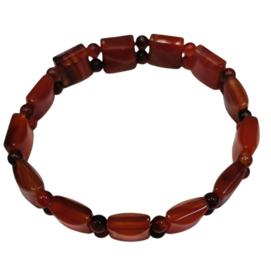 Regenbogen-Picasso Jaspis Armband, flexibel, ca. 142.50 ct