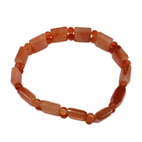 Regenbogen-Picasso Jaspis Armband, flexibel, ca. 142.50 ct