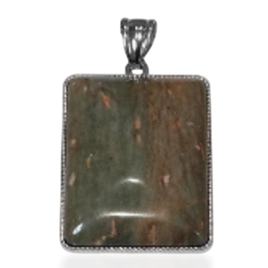 Fancy Brauner Achat Anhänger ca. 115.00 ct