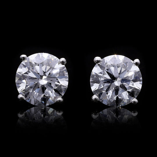 LUXURIANT DIAMOND - Lab Grown Diamant D-IF IGI zertifiziert Ohrringe 950 Platin ca. 2,00 ct.