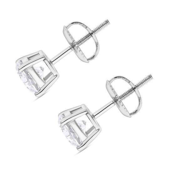 LUXURIANT DIAMOND - Lab Grown Diamant D-IF IGI zertifiziert Ohrringe 950 Platin ca. 2,00 ct.