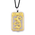 Flexible weiße Jade 71cm Halskette in 999 Gold - 125 ct.