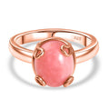 Herzklang - AA Vinicunca-Peruanischer Opal Ring 925 Silber 750 rosévergoldet (Größe 17.00) ca. 4,25 ct