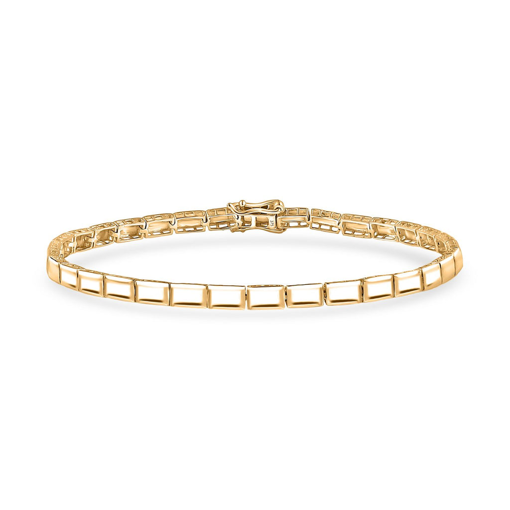 SHOPLC EXKLUSIVE ANGEBOT - 375 Gold Barren Armband ca. 19 cm