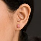 D’joy AA Vinicunca-Peruanischer Opal Ohrringe 925 Silber 750 rosévergoldet ca. 1.36 ct