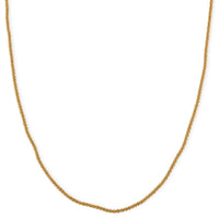 Funkel Halskette, Messing  Goldfarben ca. 50 cm