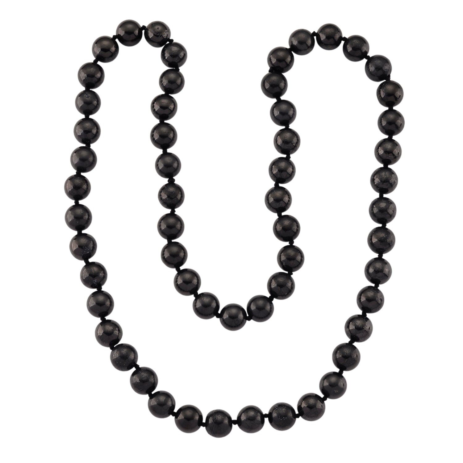 Shungit Kette ca. 76 cm, ca. 600.00 ct