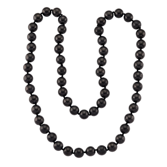 Shungit Kette ca. 76 cm, ca. 600.00 ct