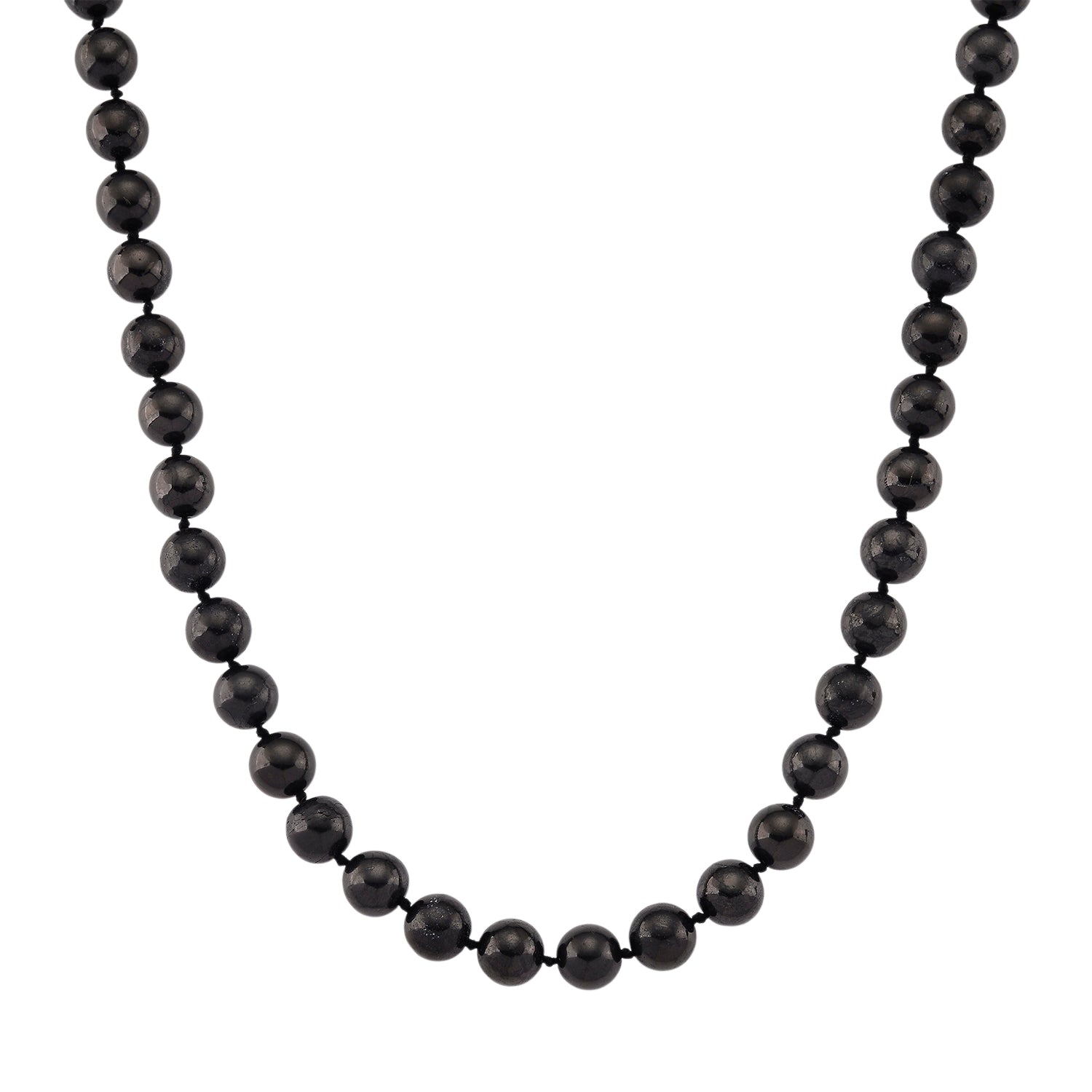 Shungit Kette ca. 76 cm, ca. 600.00 ct