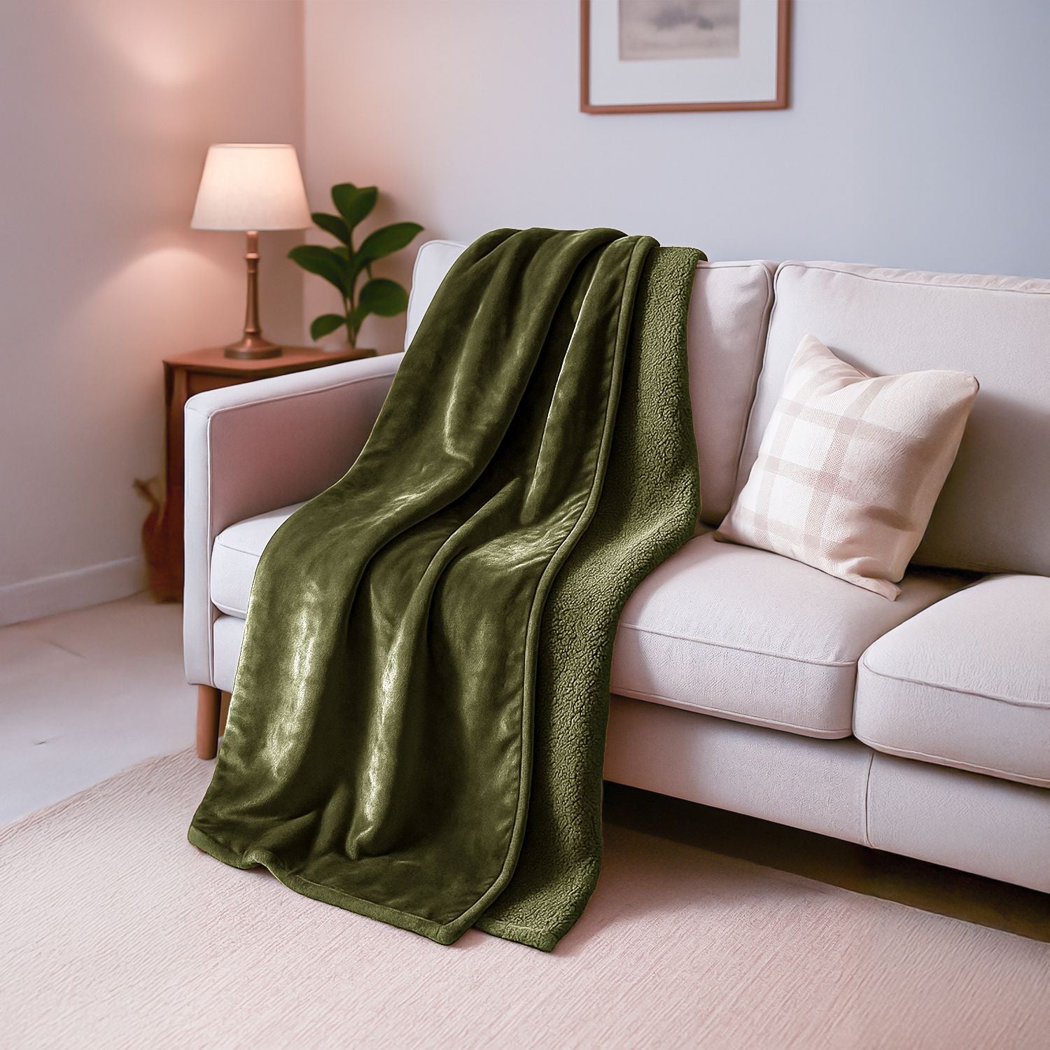 Luxuriöse Mikroflanell-Decke, 550 GSM, Superweich und Kuschelig, 150 x 200 cm, Kupfer
Luxuriöse Mikroflanell-Decke, 550 GSM, Superweich und Kuschelig, 150 x 200 cm, Salbeigrün