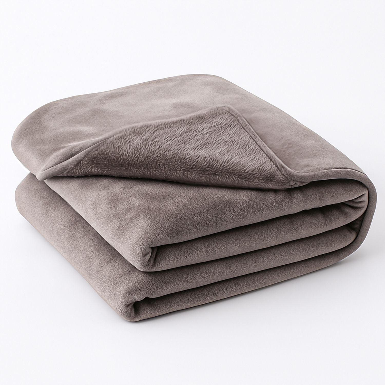 Serenity Night - Luxuriöse Mikroflanell-Decke, 550 GSM, Superweich und Kuschelig, 150 x 200 cm, Champagner-Taupe