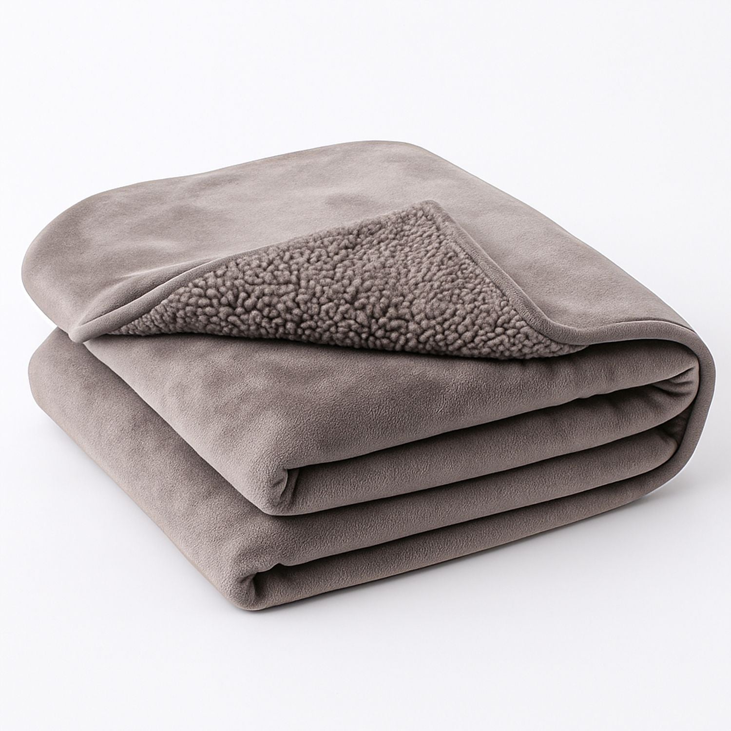 Serenity Night - Luxuriöse Mikroflanell-Decke, 550 GSM, Superweich und Kuschelig, 150 x 200 cm, Champagner-Taupe