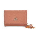 Geldbörse mit RFID-Schutz, 11x8x4cm, Rosa