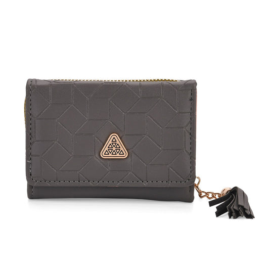 Portemonnaie mit RFID-Schutz, Reißverschluss und Kartenfächern, 22,5x11 cm, Braun