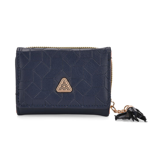 Portemonnaie mit RFID-Schutz, Reißverschluss und Kartenfächern, 22,5x11 cm, Braun