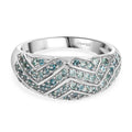 D'Joy Alexandrit Ring 925 Silber rhodiniert (Größe 16.00) ca. 0,69 ct