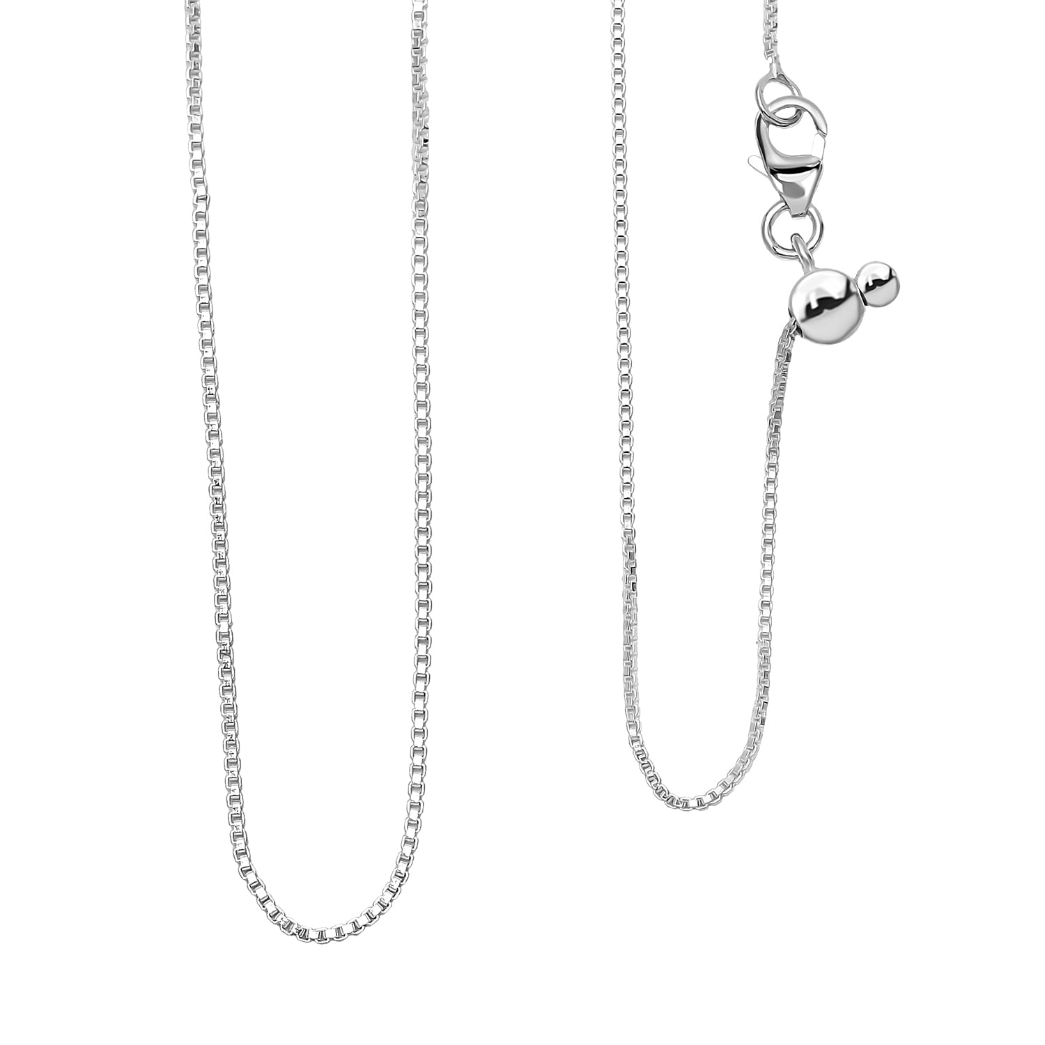 BANGKOK CLOSE OUT - Boxkette, 925 Silber, ca. 50 cm ca. 2,15g