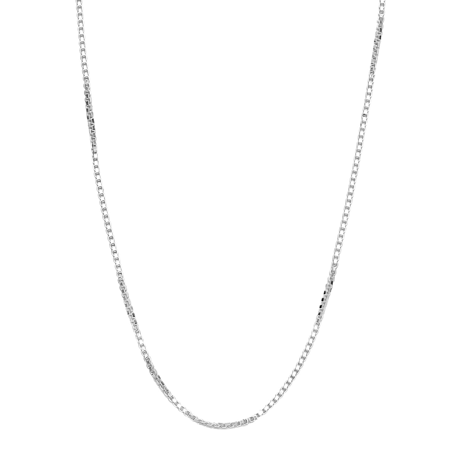 925 Silber Box Halskette ca. 50 cm ca. 2,15g