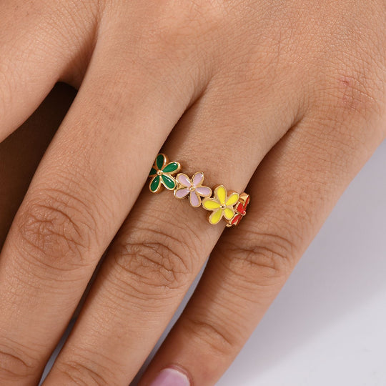 GP Italienische Garten - Kanchanaburi Blauer Saphir Ring 925 Silber 750 Gelb Vergoldet ca.
