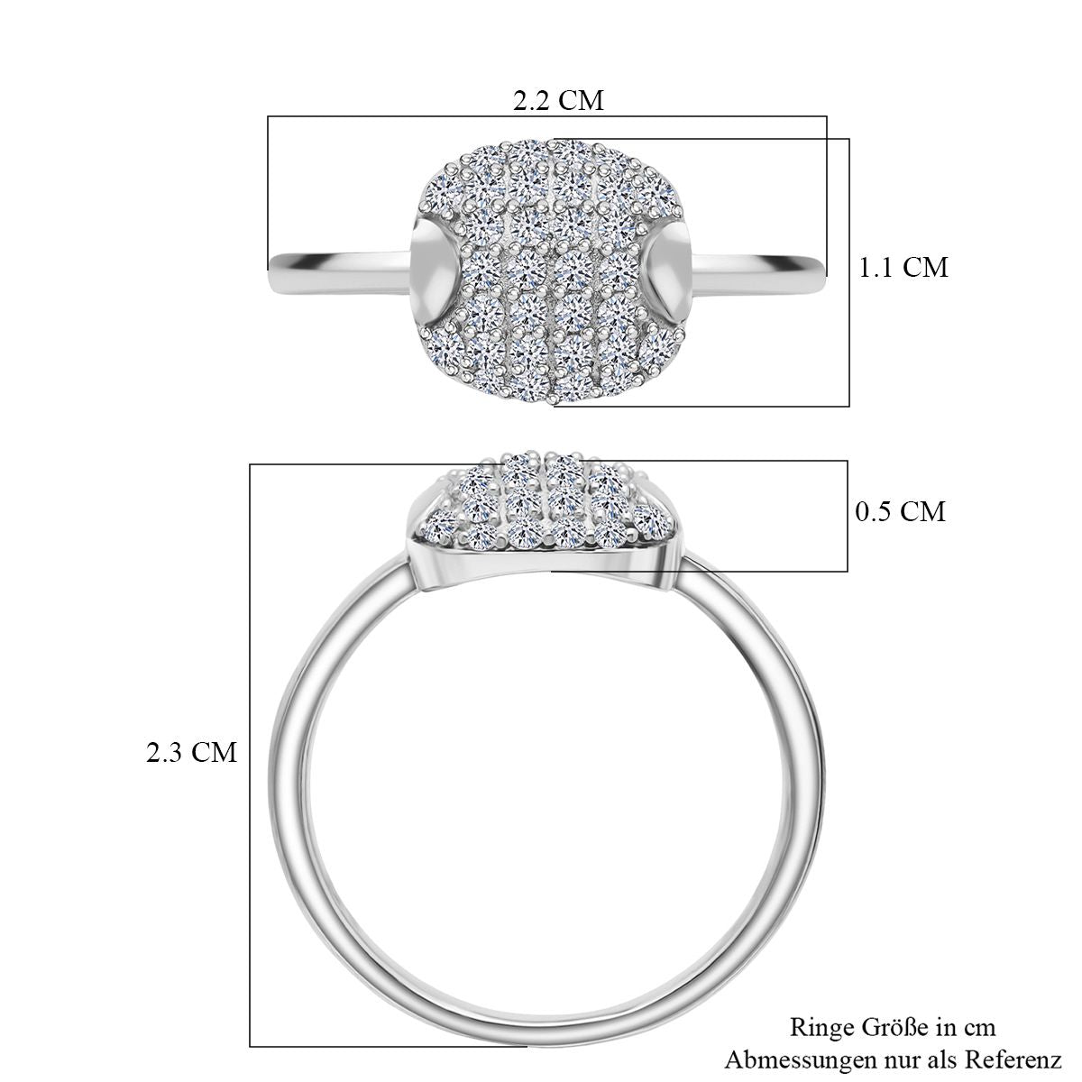 Rhodium-Überzug