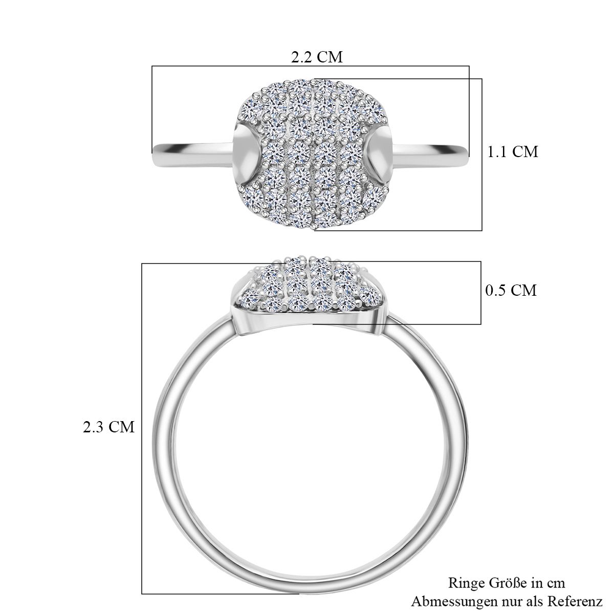 Rhodium-Überzug