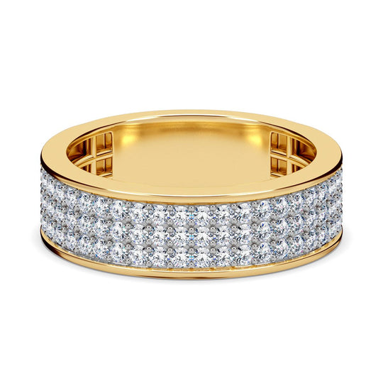 LUXURIANT DIAMOND - Lab Grown Diamant SI-GH SGL zertifiziert Ring, 925 Silber rhodiniert (Größe 20.00) ca. 1.00 ct