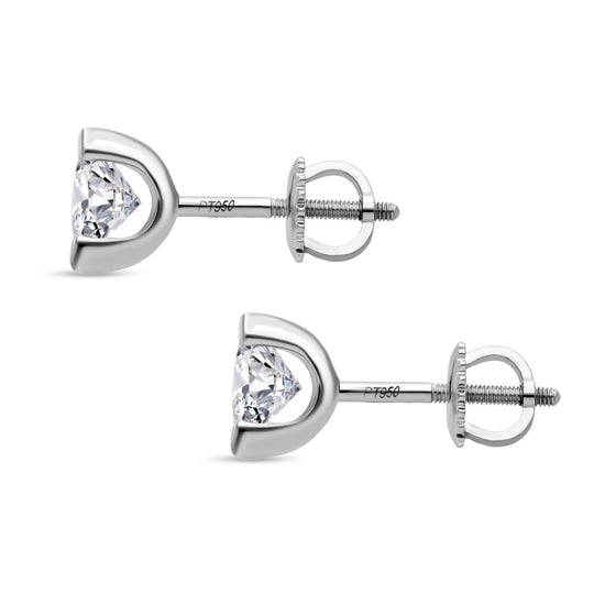 LUXURIANT DIAMOND - Lab Grown Diamant VS-EF SGL zertifiziert Ohrringe 585 Gold ca. 1.00 ct