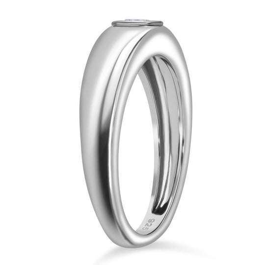 LUXURIANT DIAMOND - Lab Grown Diamant VS-EF Ring 925 Silber 750 Roségold Vermeil (Größe 18.00) ca. 0.25 ct