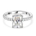 D joy Moissanit Ring 925 Silber rhodiniert (Größe 18.00) ca. 2.67 ct