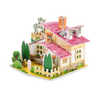 DIY 3D Set Haus zum Basteln und Dekorieren, 18x17x15 cm