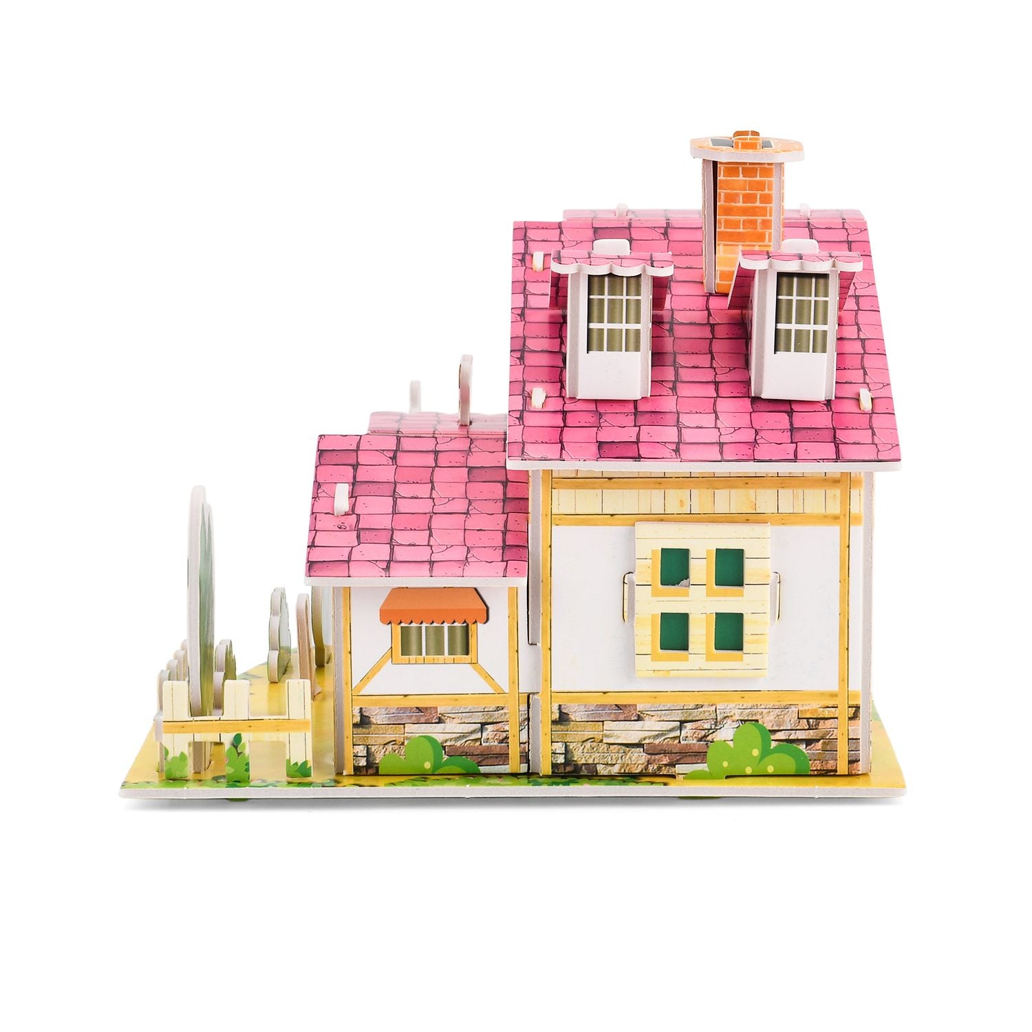 DIY 3D Set Haus zum Basteln und Dekorieren, 18x17x15 cm