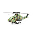 DIY 3D Set Hubschrauber zum Basteln und Dekorieren, 48x38x14 cm