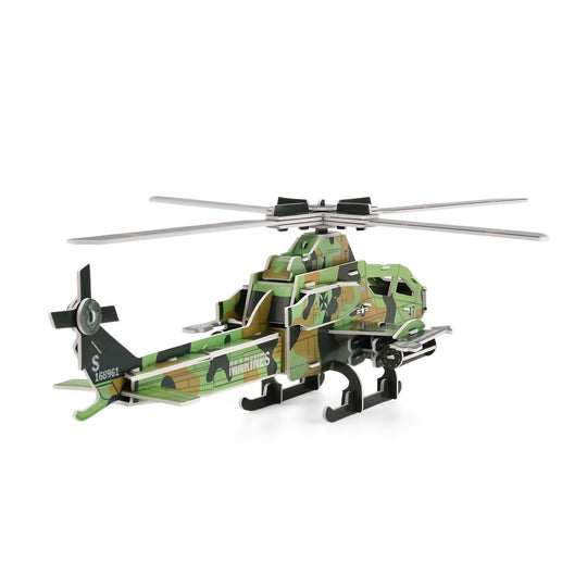 DIY 3D Set Hubschrauber zum Basteln und Dekorieren, 48x38x14 cm