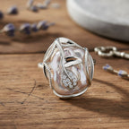 Weiße Süßwasser Perle, Weißer Zirkonia Ring Nickelfreies Messing Flexibles cm