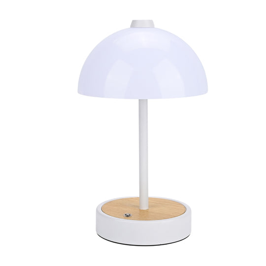 LIVEMORE - Designer Insipiriertes Tischlampe im Kuppeldesign mit Touch-Steuerung, 3000K/4500K/6000K Lichtfarbe, Größe 16x16x26,5 cm, Schwarz