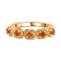 Djoy Mexikanischer Purpurroter Feuer Opal Ring 925 Silber 750 Gelb Vergoldet (Größe 17.00) ca. 0.28 ct