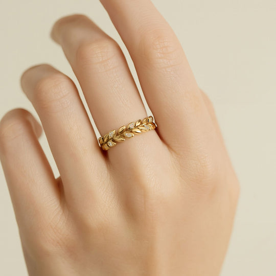LUXURIANT DIAMOND - Lab Grown Diamant SI-GH Ring 925 Silber 750 Gelbgold Vermeil (Größe 21.00) ca. 0.25 ct