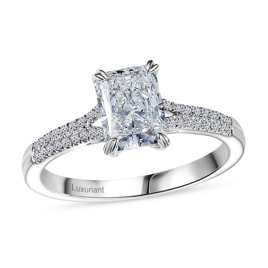 LUXURIANT DIAMOND - Lab Grown Diamant VS-EF IGI zertifiziert Ring 950 Platin (Größe 17.00) (10-15 Werktage Lieferzeit) ca. 2.00 ct