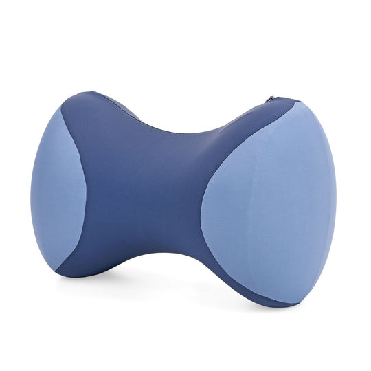 Memory-Schaum-Kniekissen für Seitenschläfer, 36x23x18cm, Blau