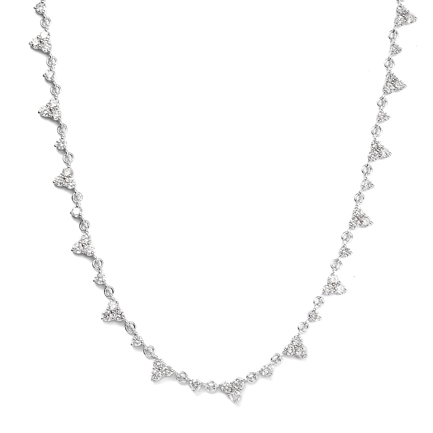 LUXURIANT DIAMOND - Lab Grown Diamant SI-GH Halskette ca. 40.5 cm 925 Silber rhodiniert ca. 3,50 ct.