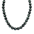 Simulierte, grüne Katzenauge Halskette, 45+5cm - 340 ct.