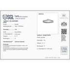LUXURIANT DIAMOND - Lab Grown Diamant SI-GH Armband ca. 19 cm 925 Silber rhodiniert ca. 4.00 ct