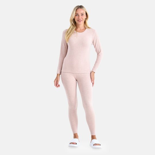 LA MAREY Signature - 2 teiliges Loungewear-Set mit 20% Seide und Kaschmir Proteinfaser eingereichert, Beige, Größe XL