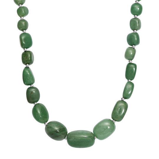 Mehrfarbiger Achat Halskette ca. 45 cm Messing ca. 400.00 ct