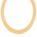 925 Silber Gelbes Gold Halskette ca. 50 cm ca. 14,68g
