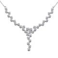 LUXURIANT DIAMOND - Lab Grown Diamant VS1-SI1/D-F GCI zertifiziert Halskette ca. 45 cm 925 Silber rhodiniert ca. 1.48 ct