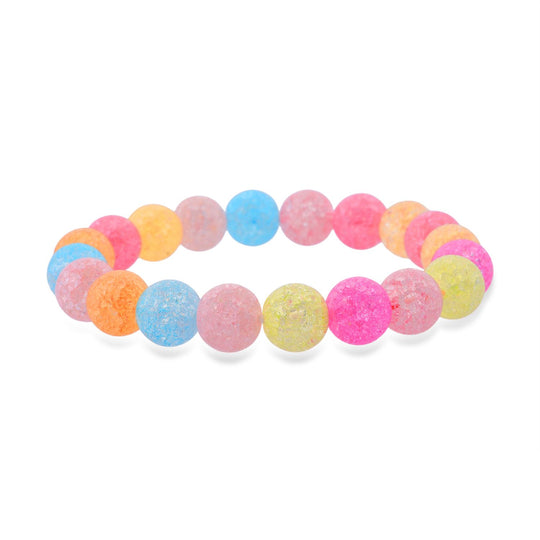 Regenbogen-Eisquarz Armband, flexibles, ca. 287.80 ct