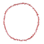 Kirsche Quarz Kette 76 cm ca. 320.00 ct